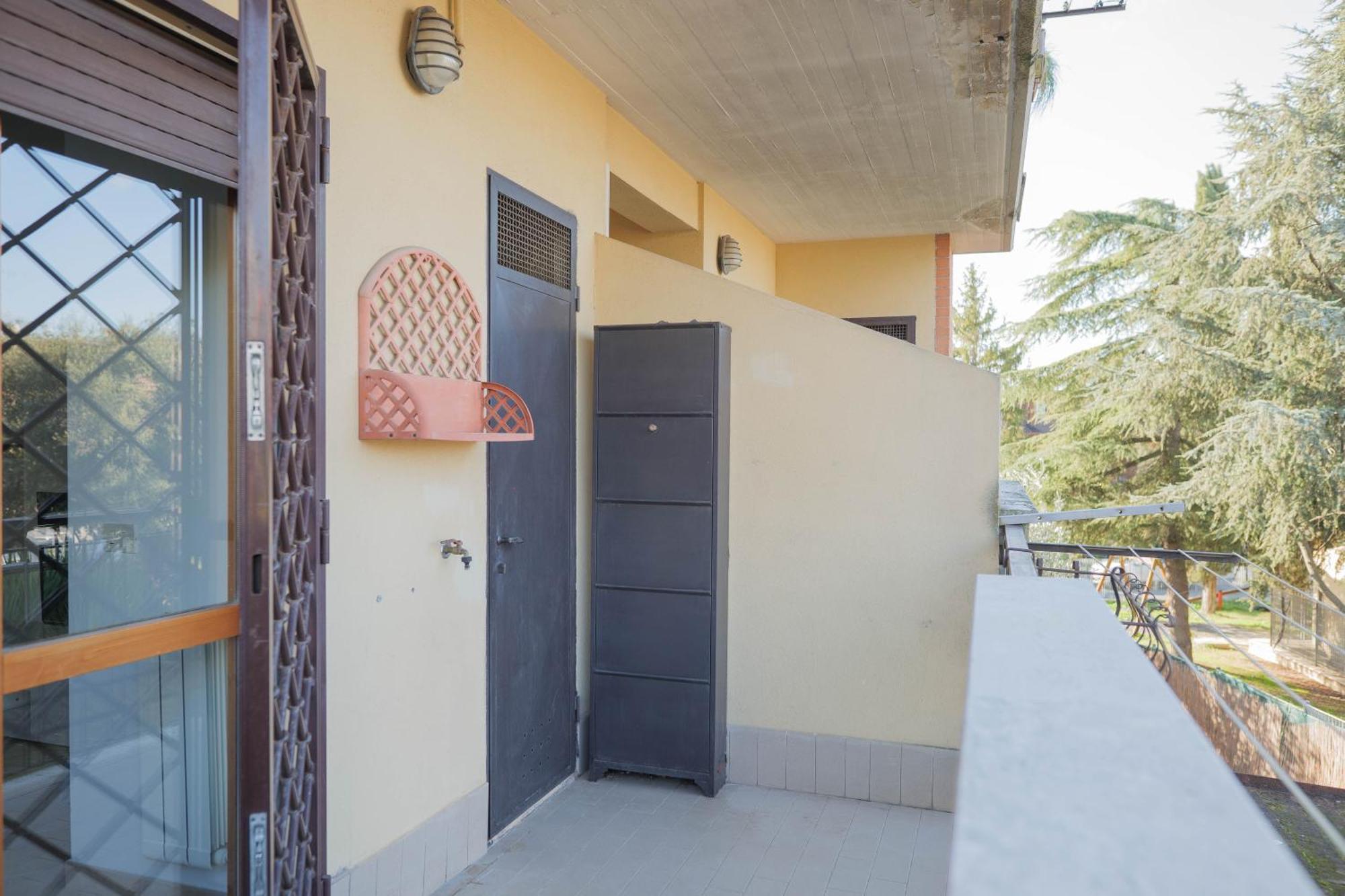 Casa Ghandi Vicino A Roma Con Box Auto E Wi-Fi Monterotondo  Exteriör bild